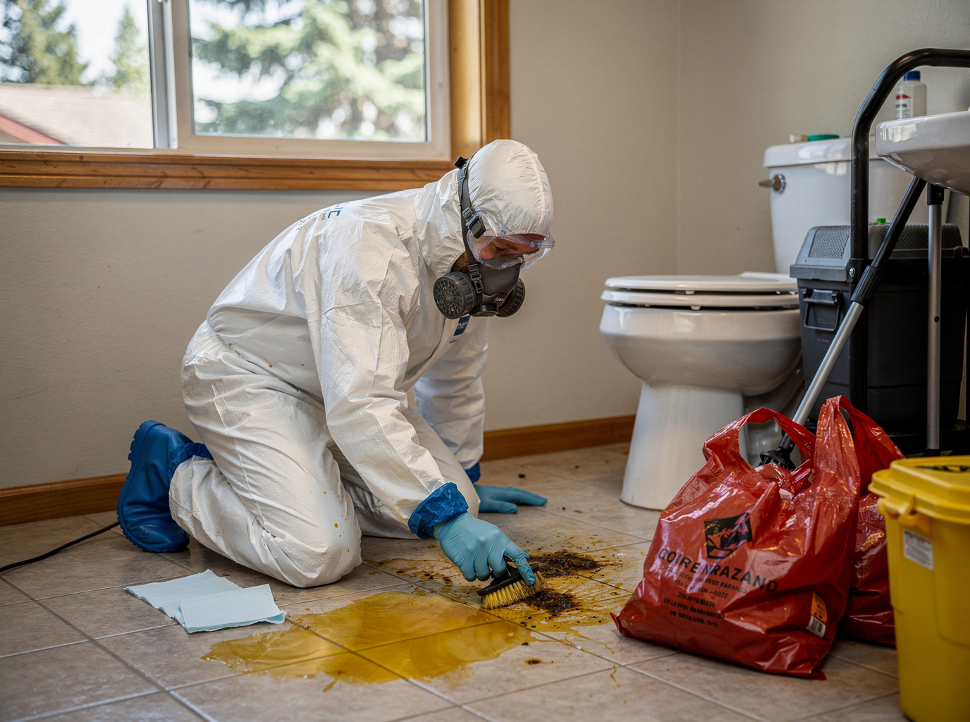 Bio Hazard Cleanup in Spirit Lake